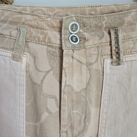 Anthropologie, New Pilcro The Camp Wanderer Pink Rose Patchwork Pants Size 28 - Picture 5 of 15
